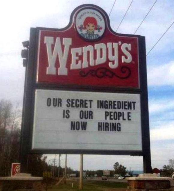 Wendy's billboard